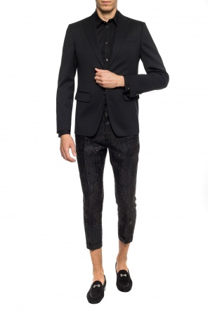 Jacquard trousers with a crease, zdjęcie 2 Jacquard trousers with a crease od Dsquared2